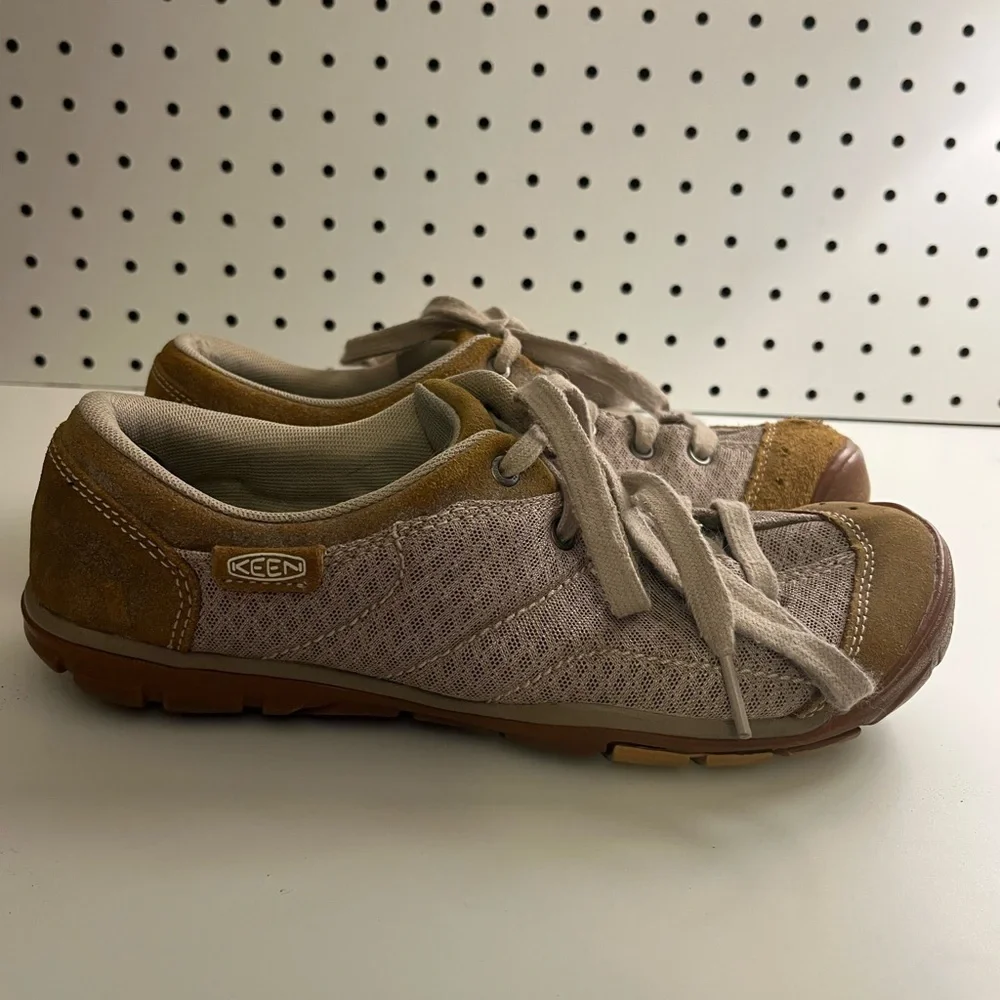 Keen Women's Mercer Lace II Latte Trekker Trail Hiking Shoes 8M
